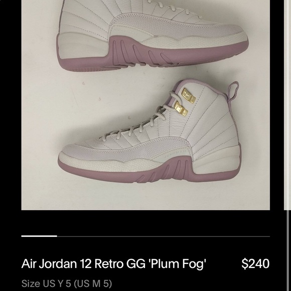 Plum Fog Air Jordan 12 - Picture 7 of 7